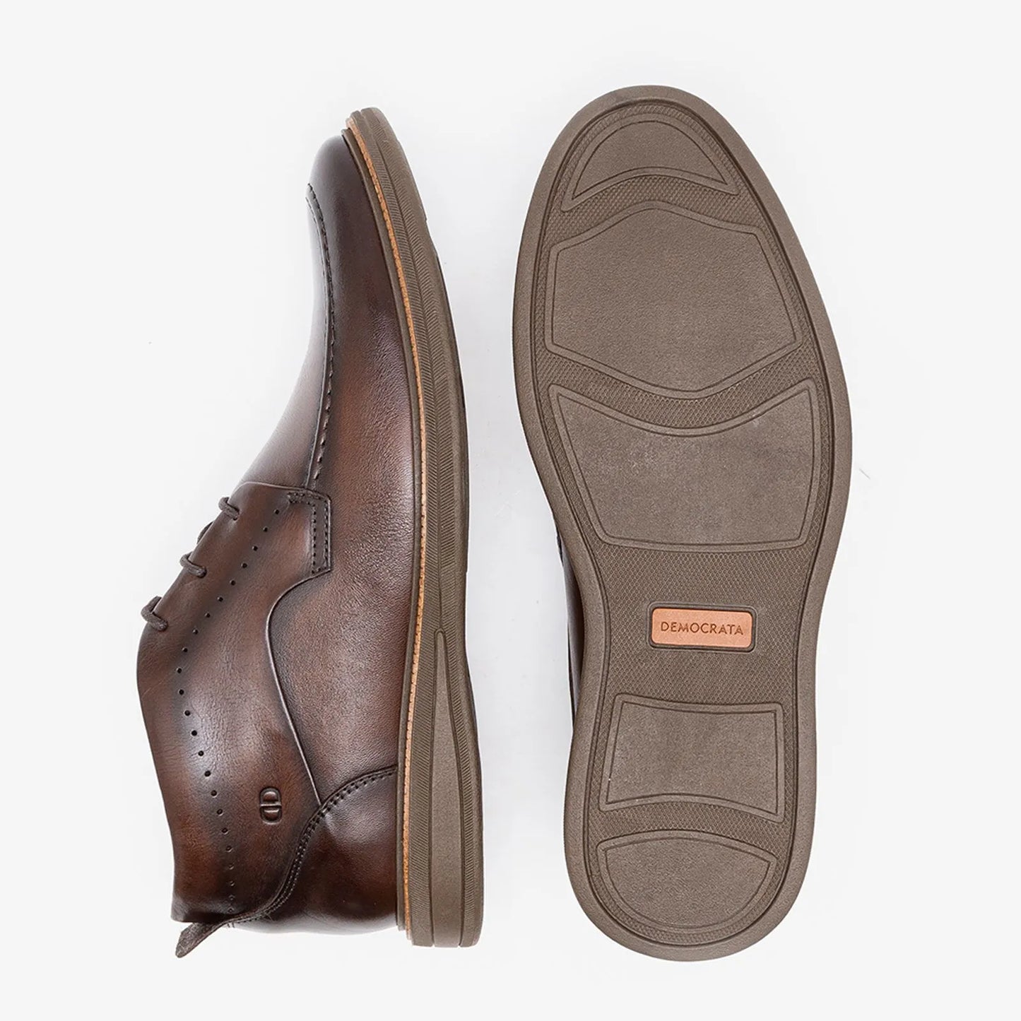 Bota de Couro Metropolitan Bay Marrom