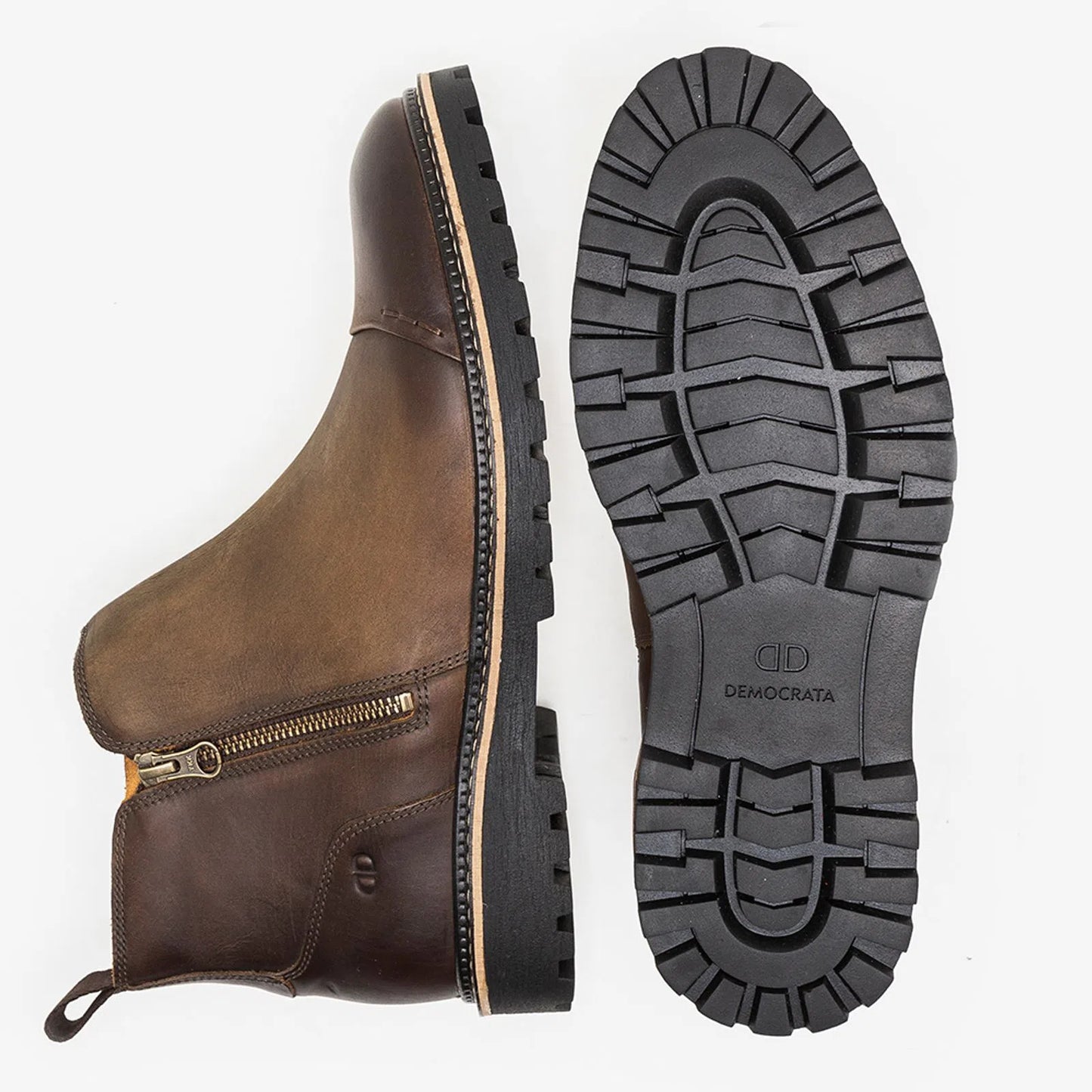 Bota Garage Croos Marrom Democrata