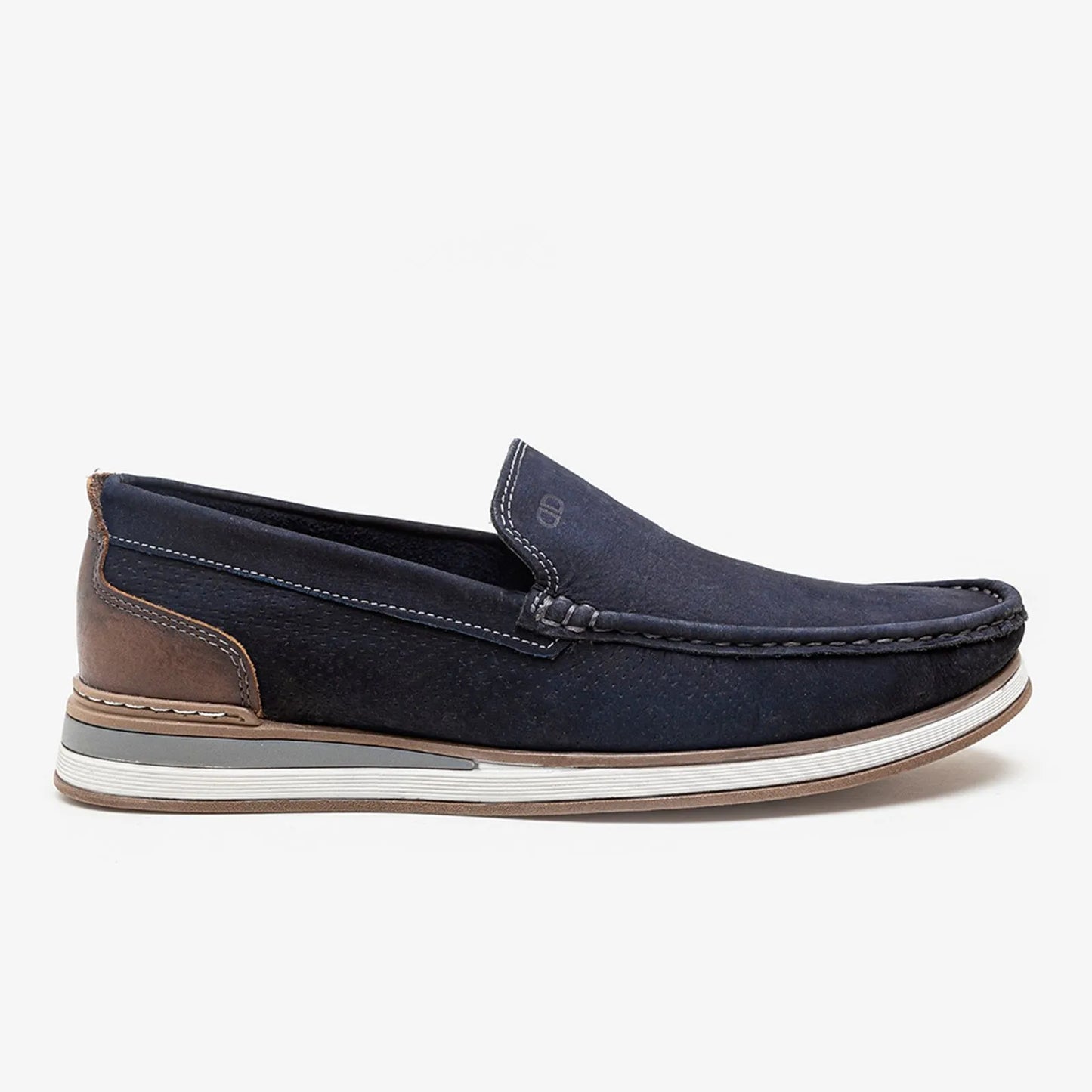 Mocassim Denim Flow Navy Democrata 252101-003