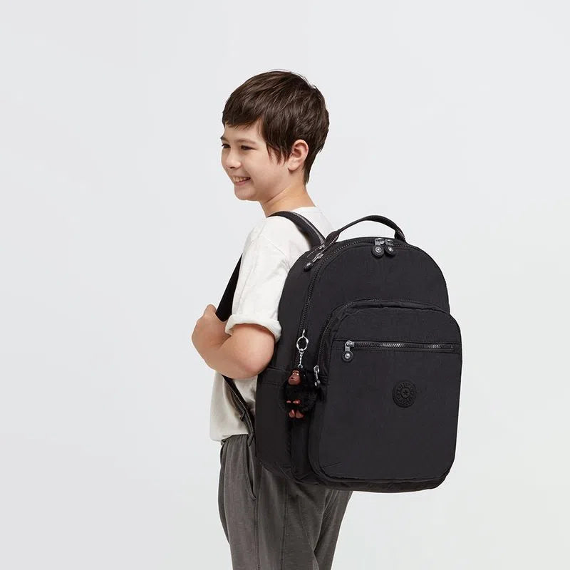 Mochila Seoul True Black Kipling
