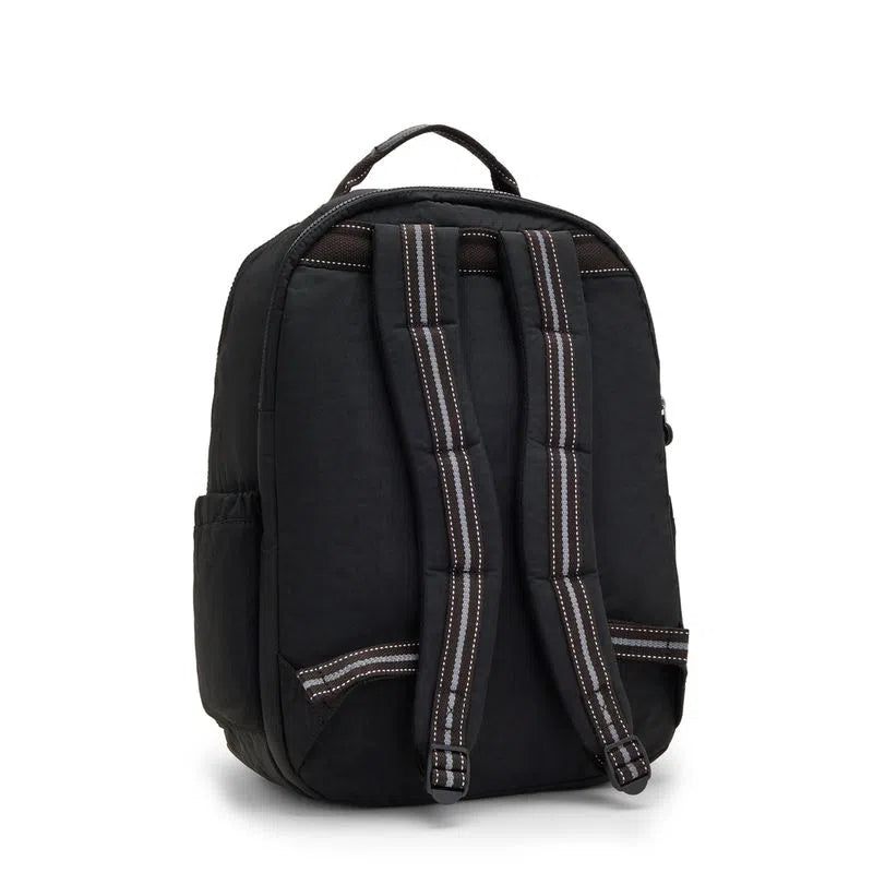 Mochila Seoul Extra Grande Preta Kipling