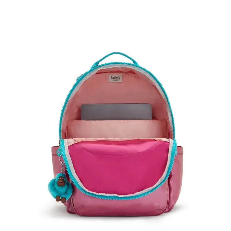 Mochila Seoul Fresh Pink Met Kipling