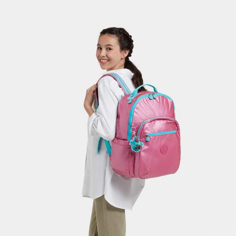 Mochila Seoul Fresh Pink Met Kipling