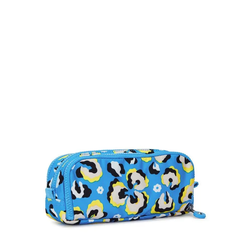 Estojo Gitroy Leopard Floral Kipling