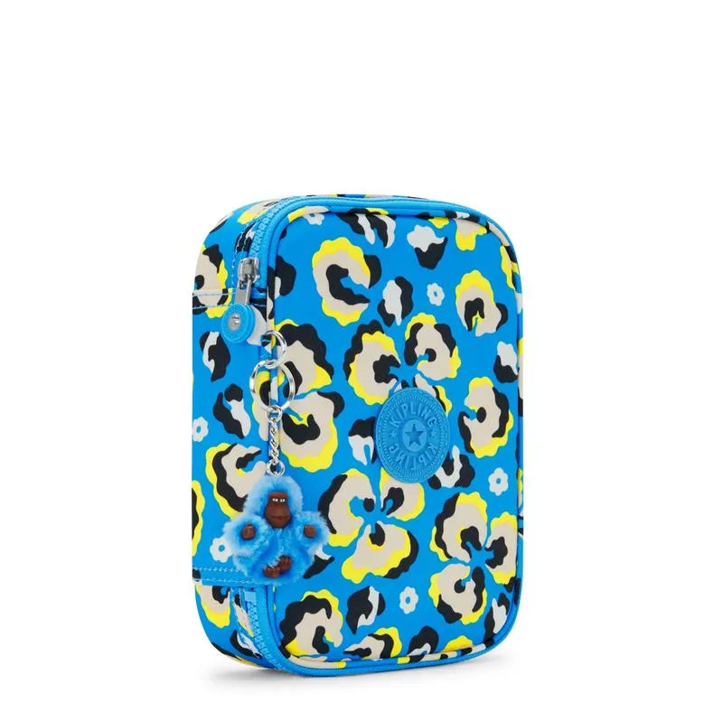Estojo 100 Pens Leopard Floral Kipling