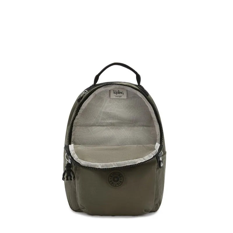 Mochila Seoul S Green Moss Kipling