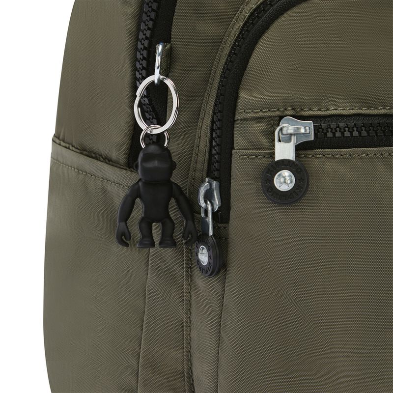 Mochila Seoul S Green Moss Kipling