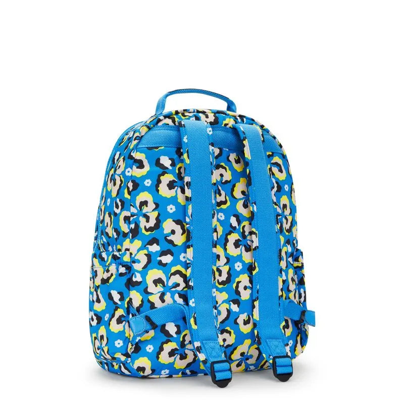 Mochila Seoul Leopard Floral Kipling