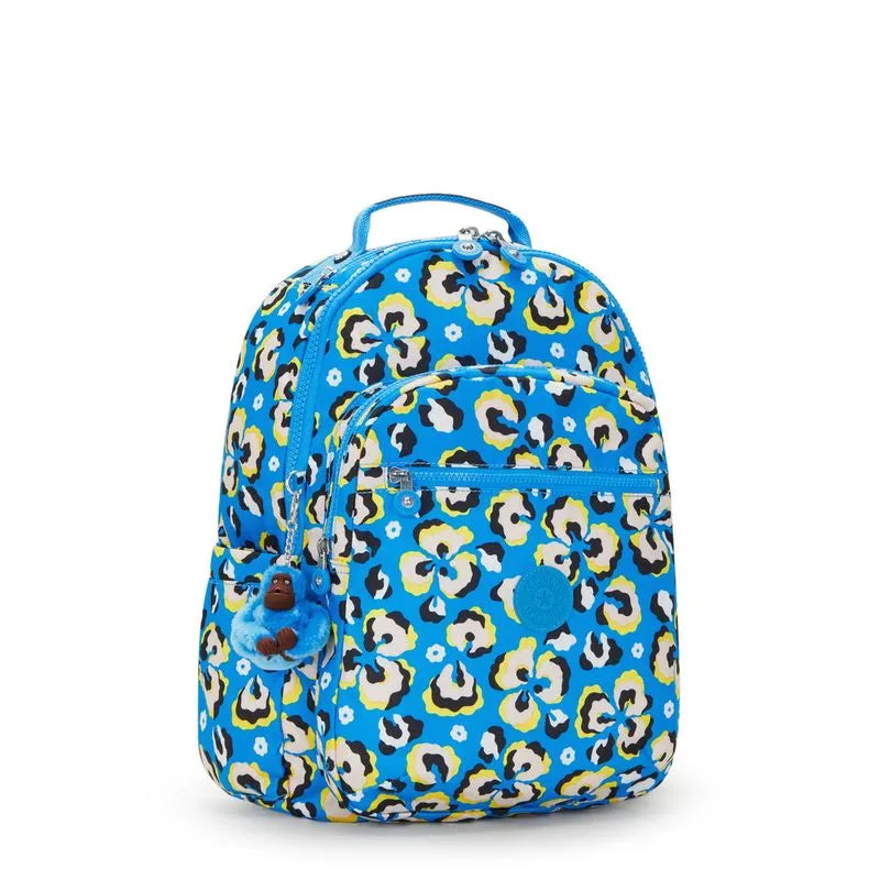 Mochila Seoul Leopard Floral Kipling