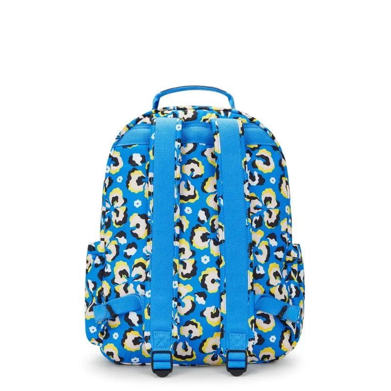Mochila Seoul Leopard Floral Kipling