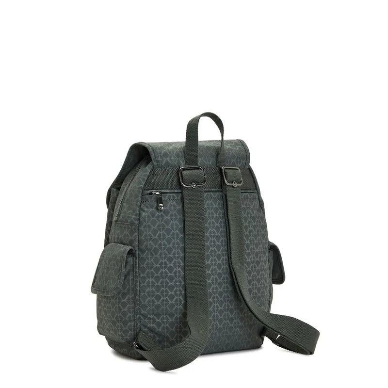Mochila City Pack S Sign Green Kipling