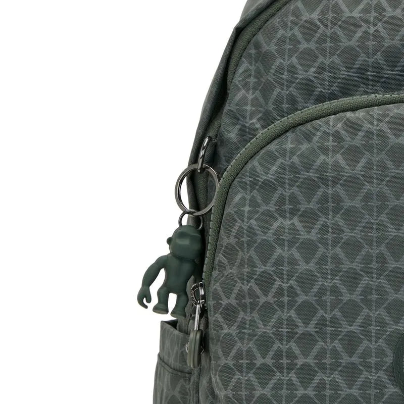 Mochila Delia Sign Green Emb Kipling