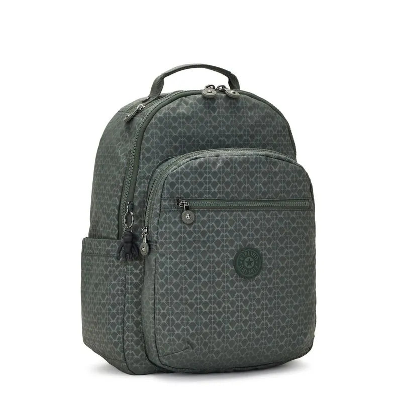 Mochila Seoul Sign Green Emb Kipling