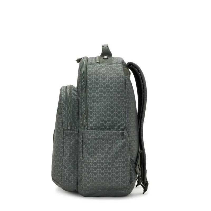 Mochila Seoul Sign Green Emb Kipling