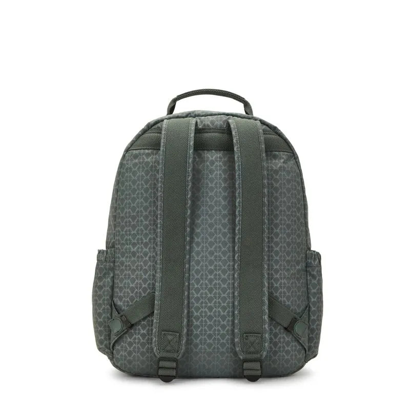 Mochila Seoul Sign Green Emb Kipling