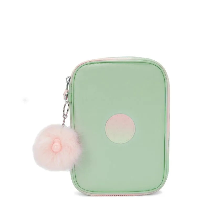 Estojo 100 Pens Soft Green Met Kipling
