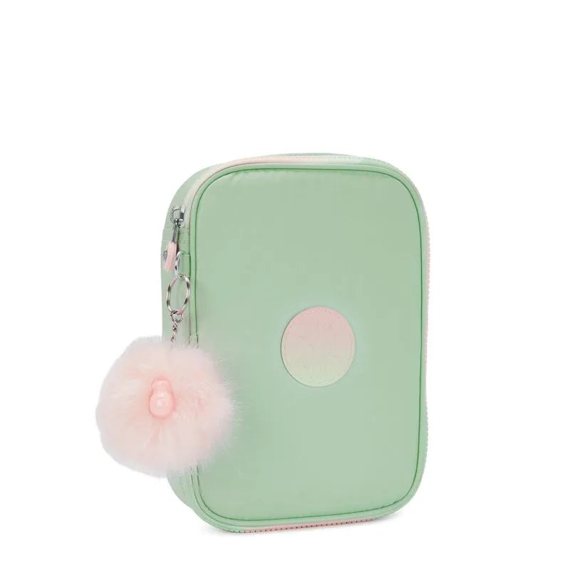 Estojo 100 Pens Soft Green Met Kipling
