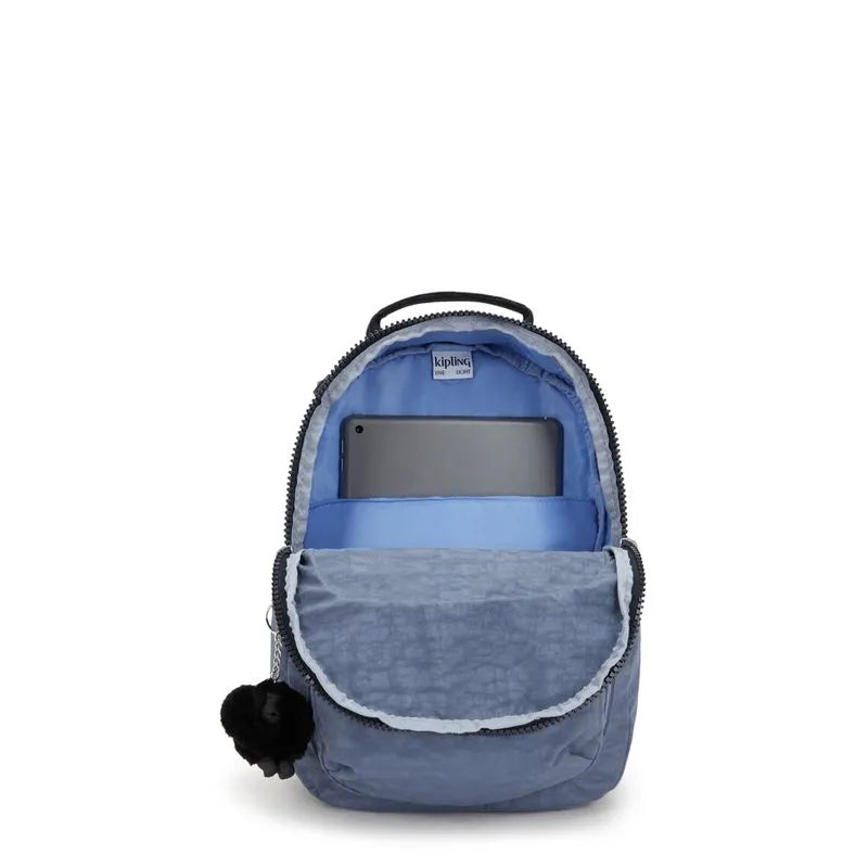 Mochila Seoul Pequena Blue Lover Kipling