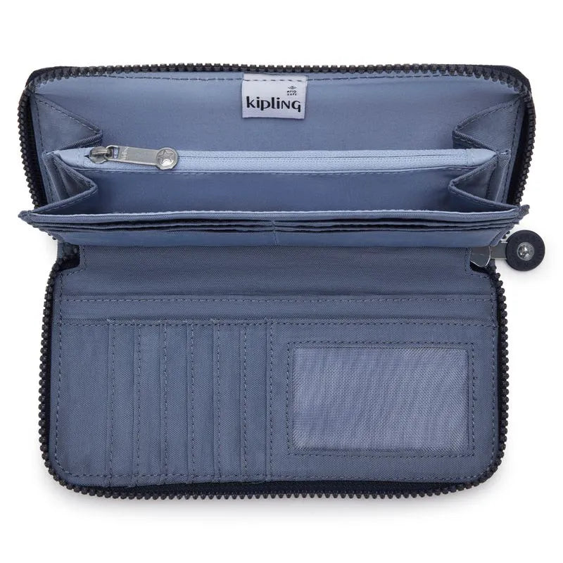 Carteira Money World Blue Love Kipling