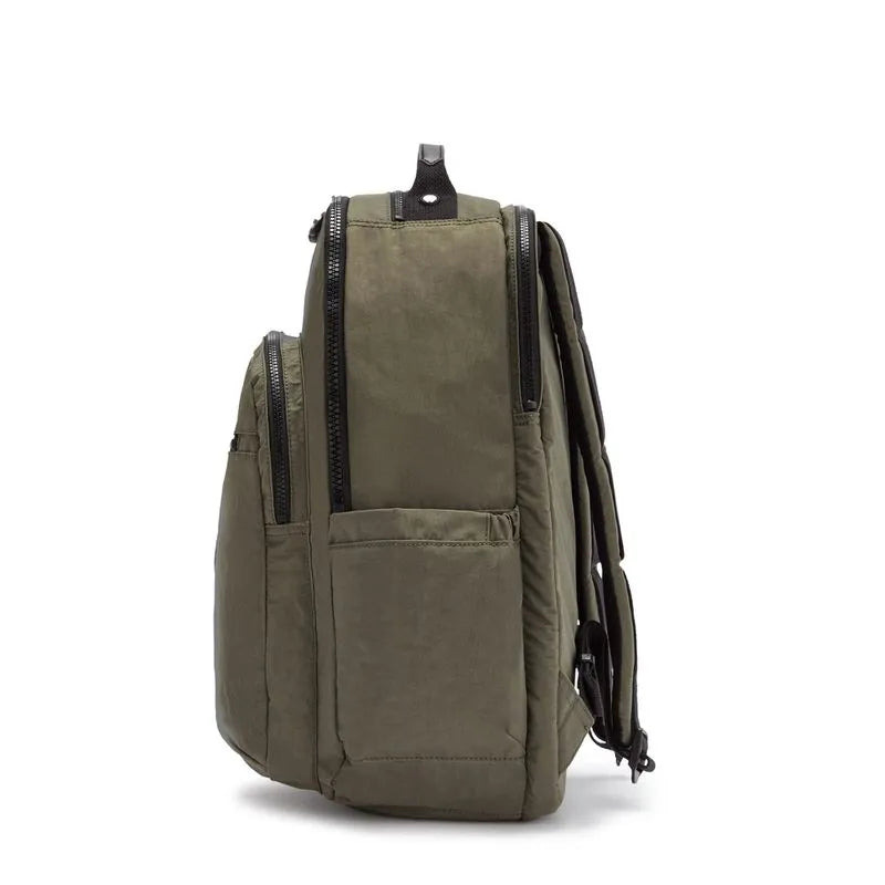 Mochila Seoul Extra Grande Green Moss Kipling