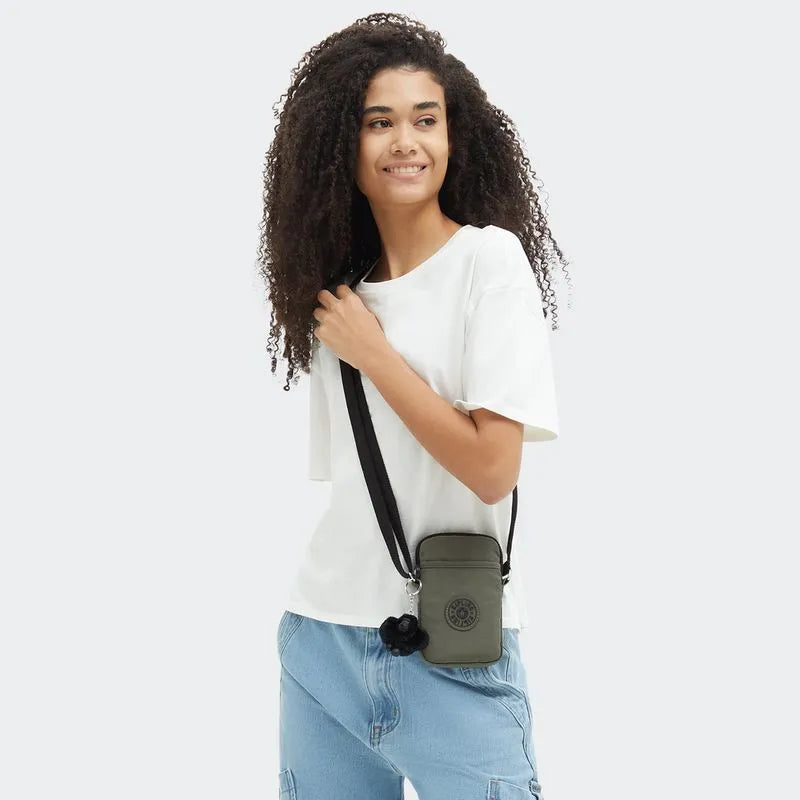 Bolsa Tally Green Moss Kipling
