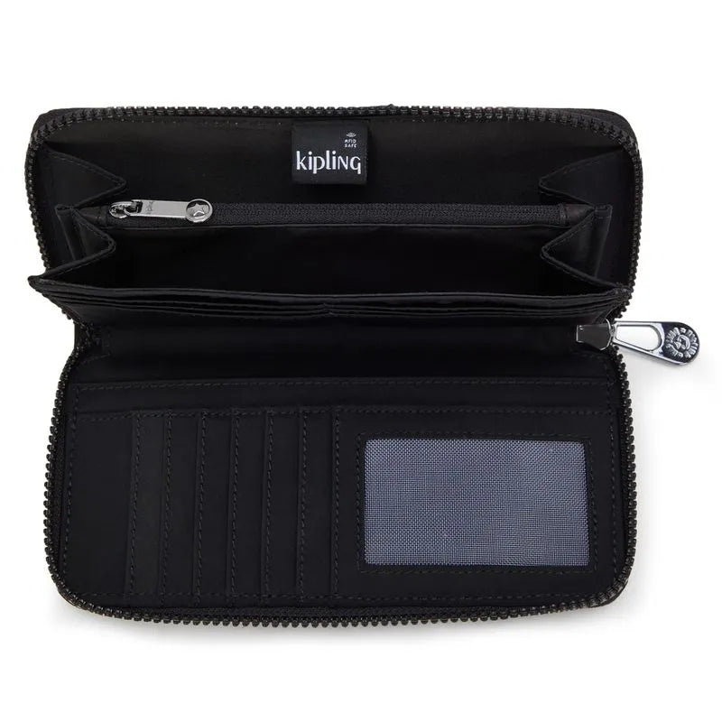 Carteira Money Word Endless Black Kipling