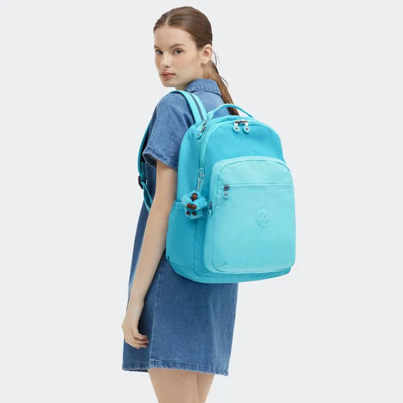 Mochila Seoul Funk Turq Kipling