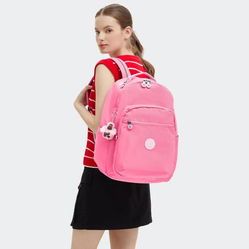 Mochila Seoul Pink Twinkle Kipling