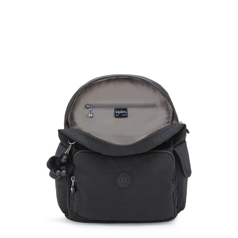 Mochila City Pack Black Noir Kipling