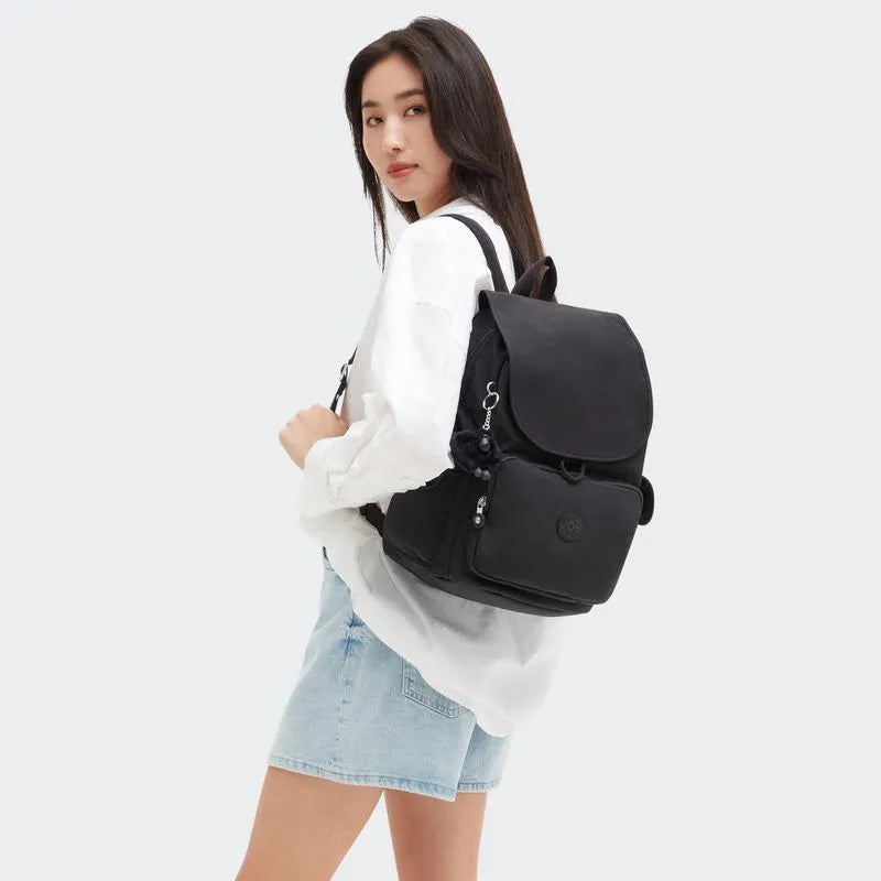Mochila City Pack Black Noir Kipling