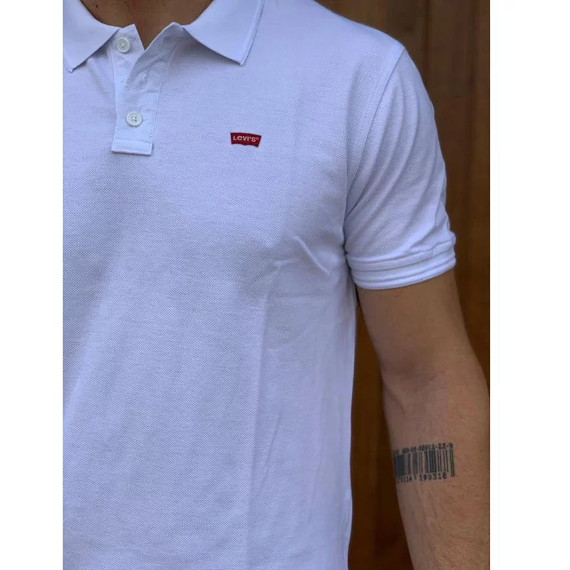 Polo Masculina Básica Branca Levis LB0030006