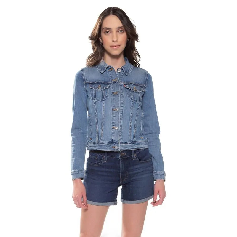 Jaqueta Feminina Jeans Levis Trucker 299450012