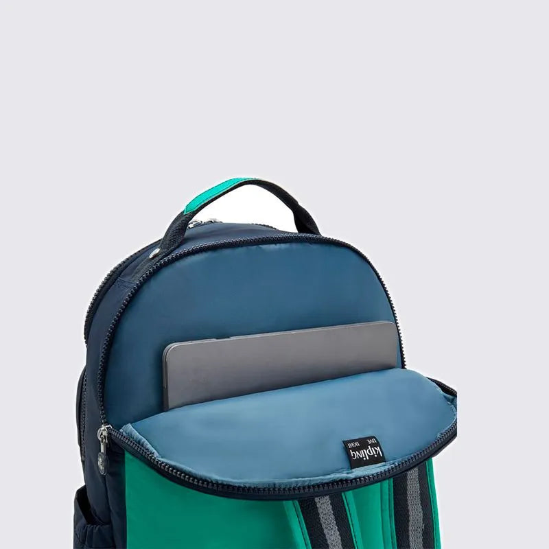 Mochila Seoul Lap Azul Kipling