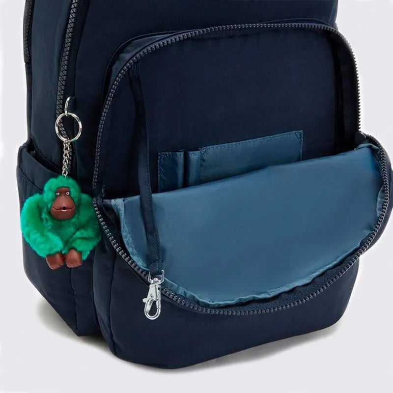 Mochila Seoul Lap Azul Kipling
