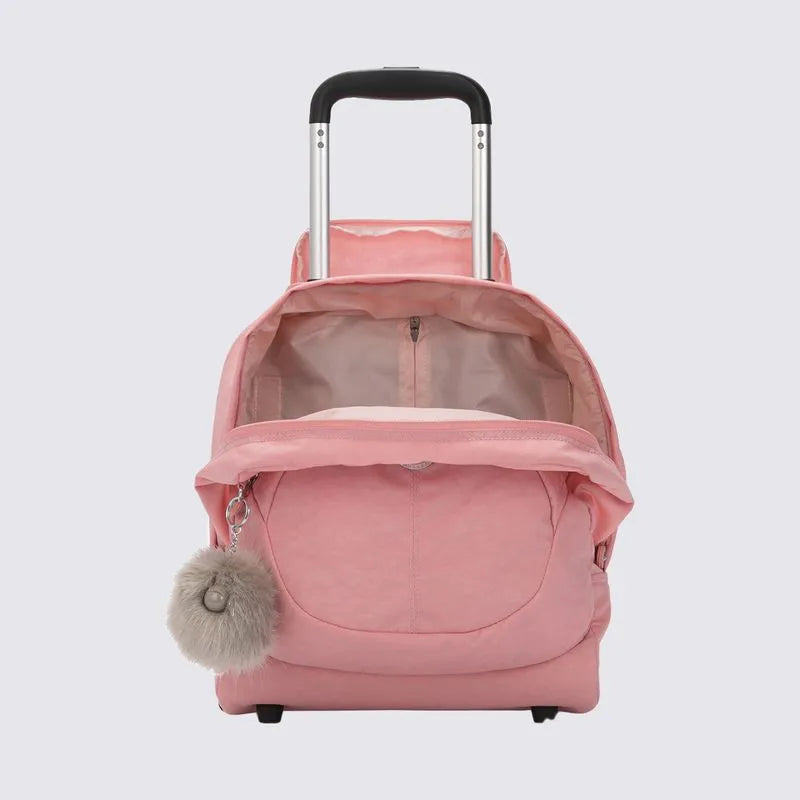 Mochila de Rodinhas Nusi Bridal Rose Kipling