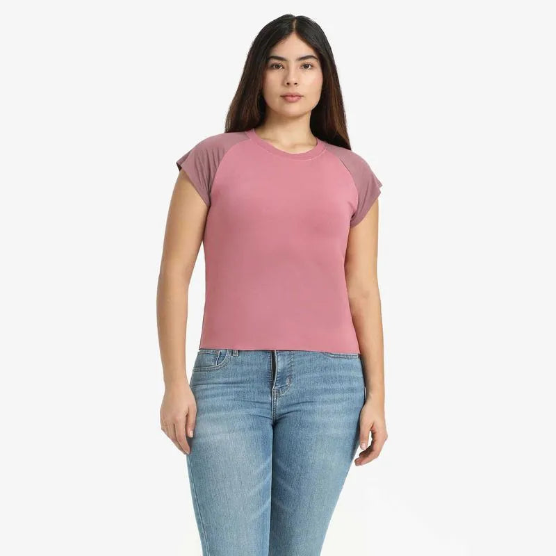 Blusa Levis Anywear Tank Rosa Manga Curta A74040006