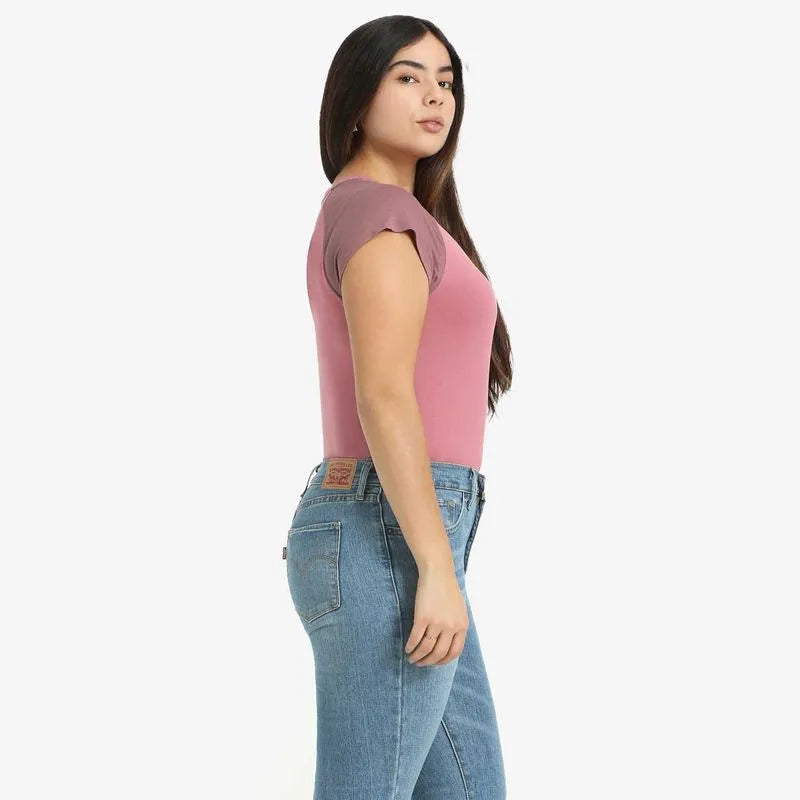 Blusa Levis Anywear Tank Rosa Manga Curta A74040006
