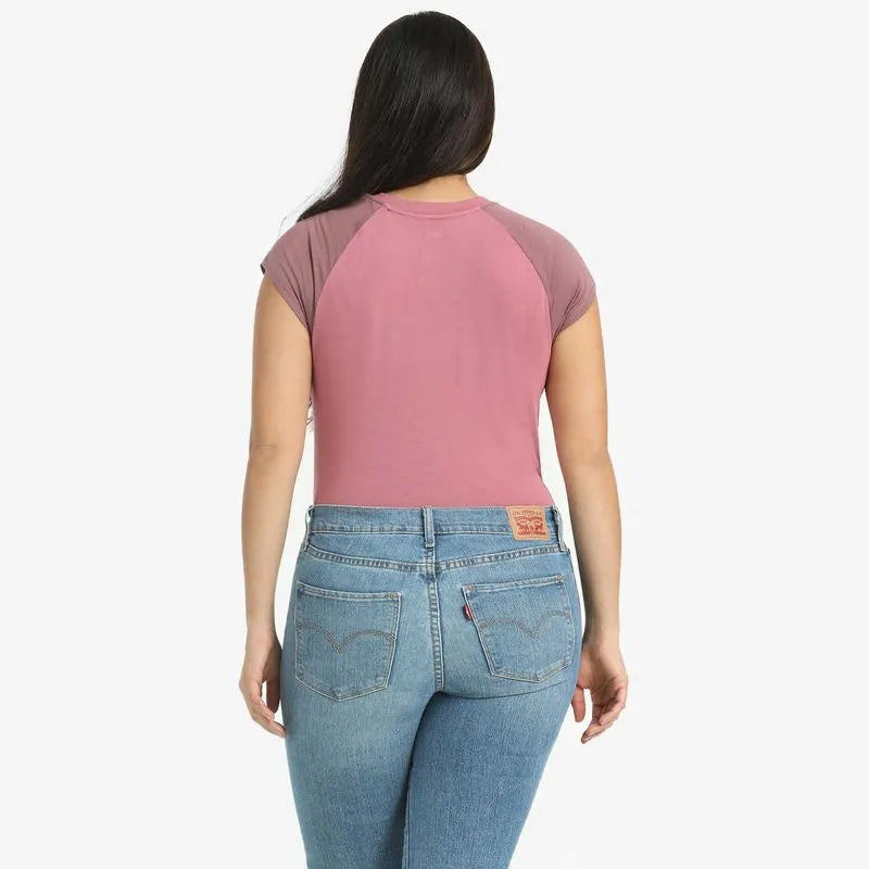 Blusa Levis Anywear Tank Rosa Manga Curta A74040006