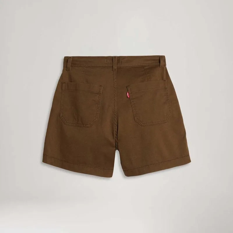 Bermuda Feminina Levis Utility Marrom