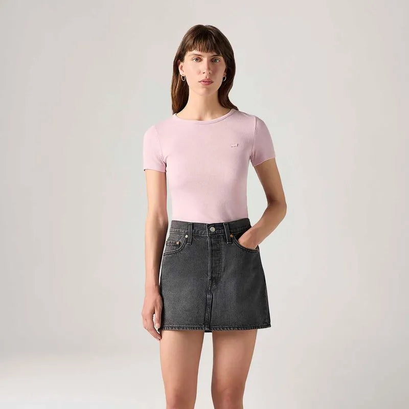 Blusa Levis Hayes Azul Manga Curta