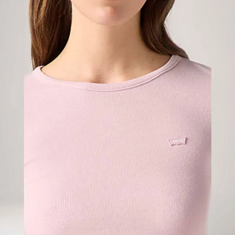 Blusa Levis Hayes Azul Manga Curta