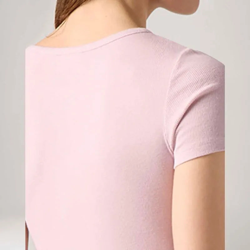 Blusa Levis Hayes Azul Manga Curta