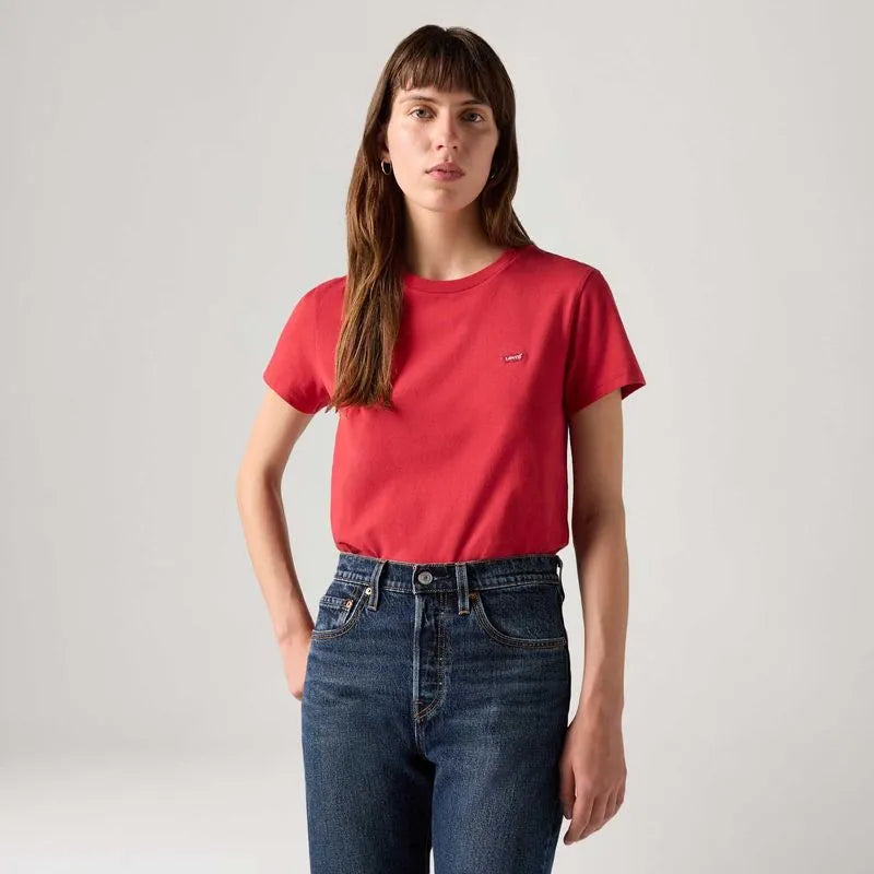 Blusa Feminina Vermelha Perfect Tee Levis