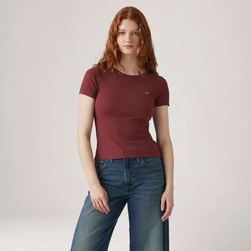 Blusa Canelada Levis Hayes Vinho 001J30017