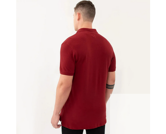 Polo Masculina Básica Vermelha Levis