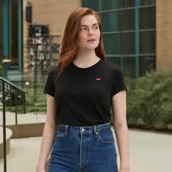 Blusa Básica Preta Levis LB0020046