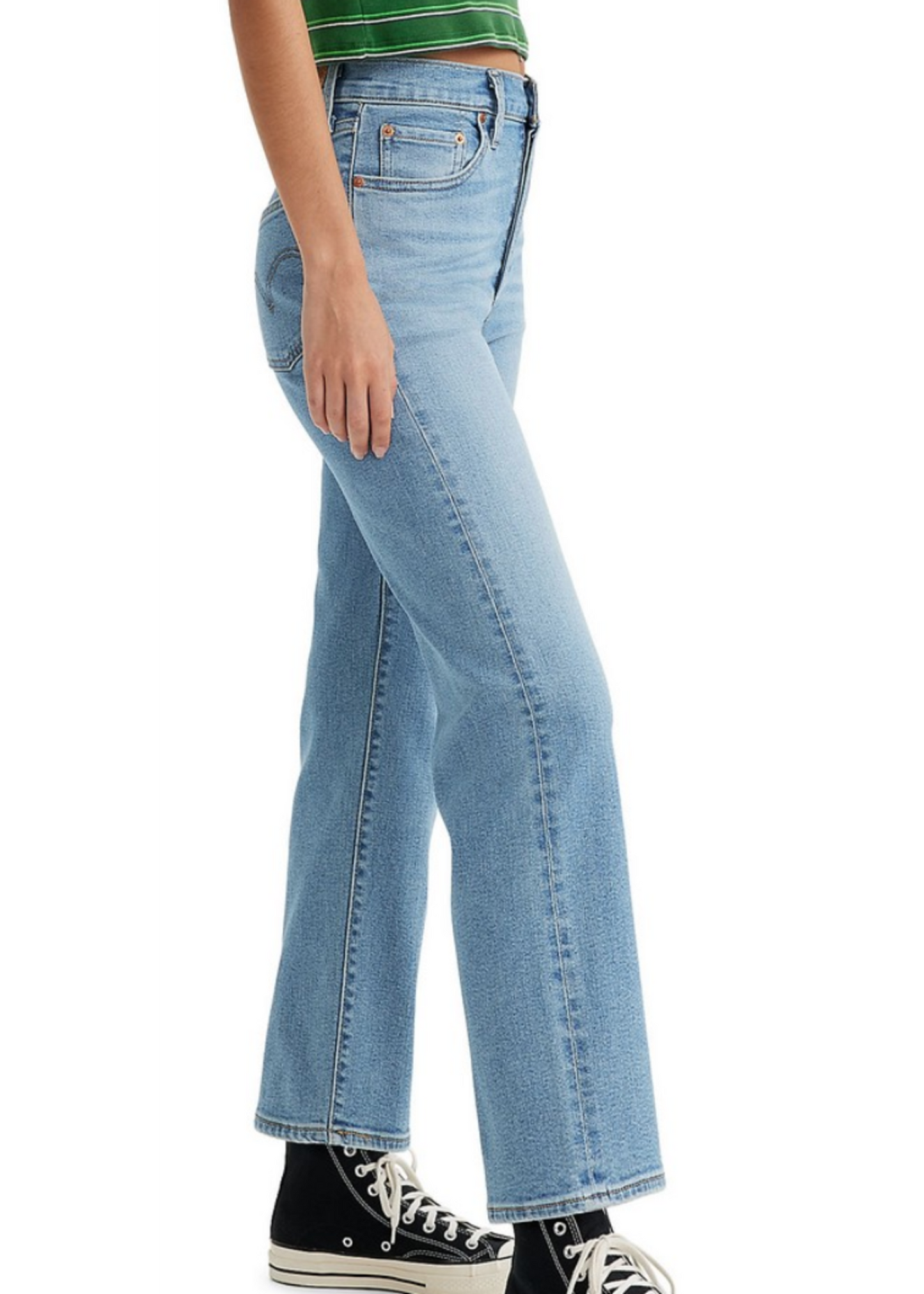 Calca Feminina Levis Ribcage Straight Ankle 726930165