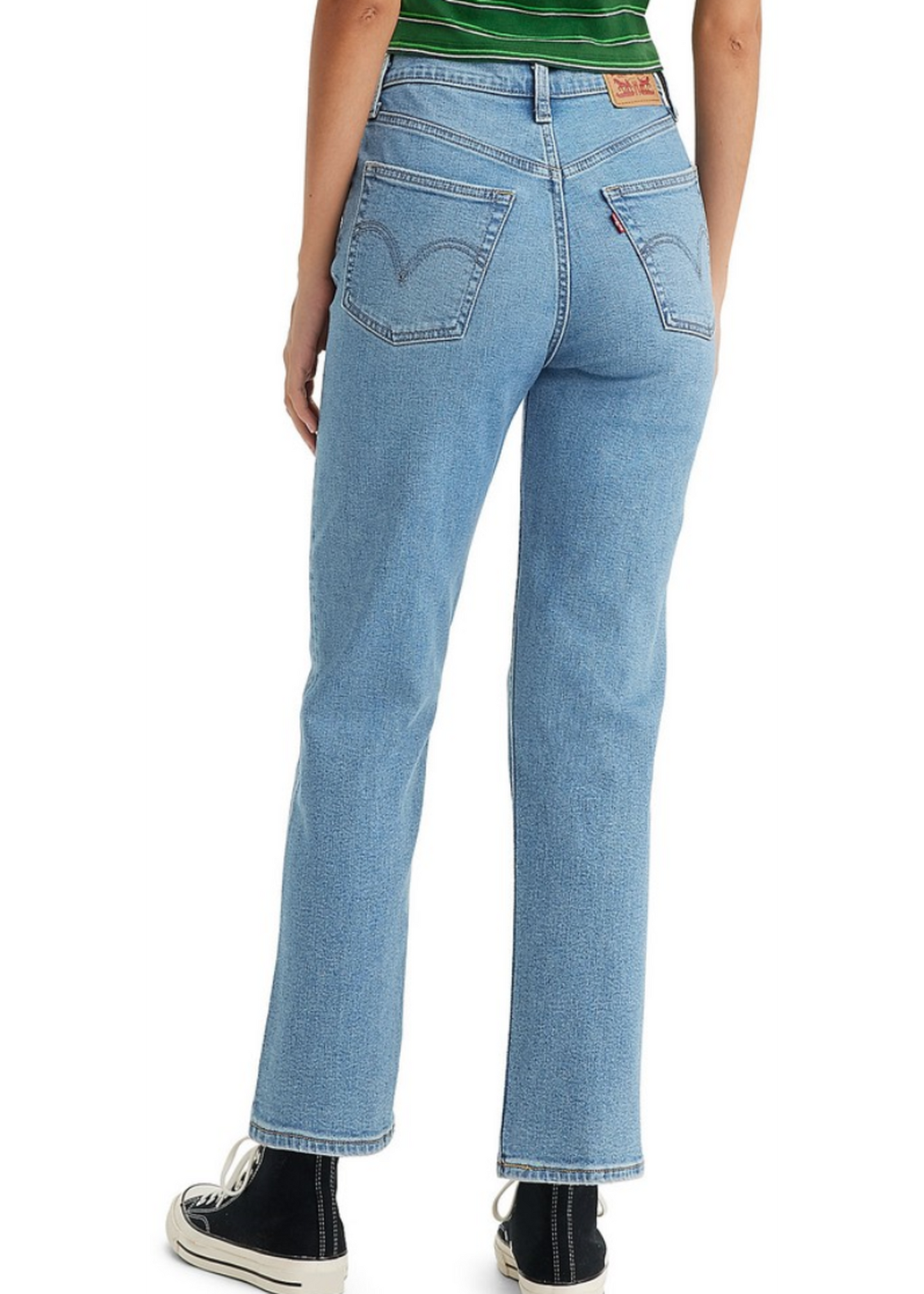Calca Feminina Levis Ribcage Straight Ankle 726930165
