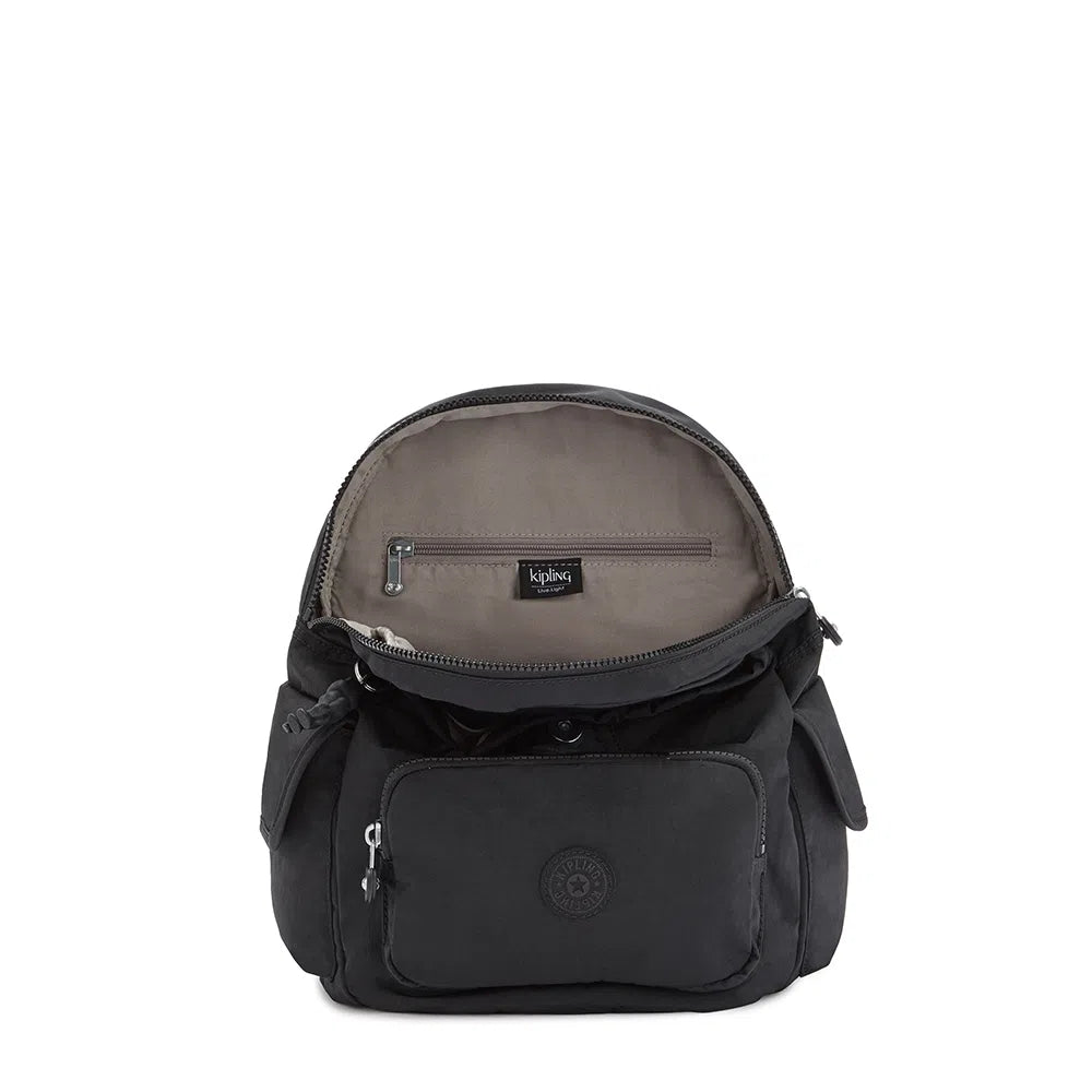 Mochila City Pack S Black Noir Kipling