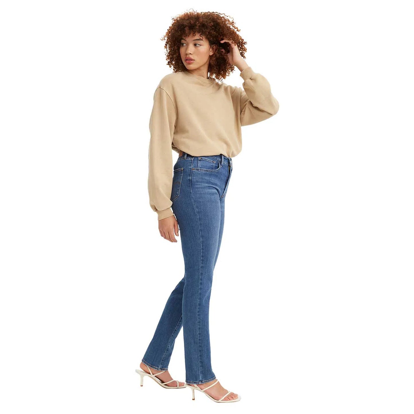 Calça Feminina Jeans Levis 724 High Rise Straigth